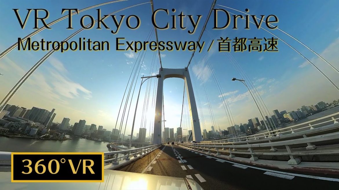 【360 VR】TOKYO CITY DRIVE 　21分ノンストップ首都高ドライブ　Metropolitan Expressway　21 minute drive